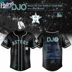 Houston Astros MLB x DJO Back To You World Tour 2025 With Post Animal MLB Baseball Jersey 1