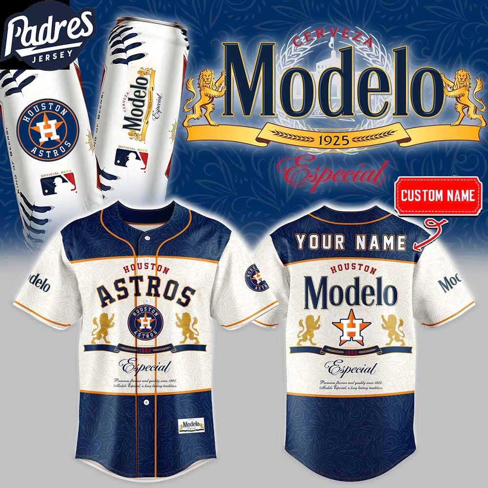Houston Astros Modelo American’s Beer 2025 Personalized Baseball Jersey Houston Astros Modelo American’s Beer 2025 Personalized Baseball Jersey