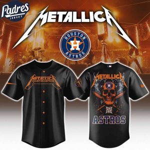 Houston Astros x MLB Metallica Baseball Jersey