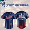 Kansas City Royals First Responders Fire Dept Police EMS 2025 Custom Baseball Jersey