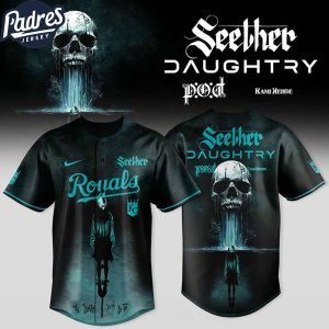 Kansas City Royals X Seether Daughtry Fall 2025 US Tour Jersey Royals Merch Halloween Gifts
