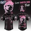 Los Angeles Angels MLB x MGK The Lost Americana Tour Custom Baseball Jersey