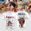 Los Angeles Angels MLB x One Piece Monkey D Luffy 2025 Baseball Jersey
