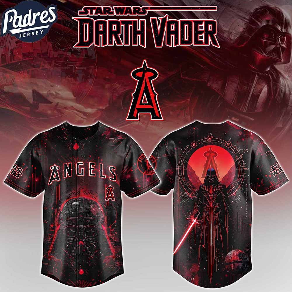 Los Angeles Angels MLB x Star Wars Limited Edition Baseball Jersey Los Angeles Angels MLB x Star Wars Limited Edition Baseball Jersey