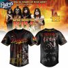 Los Angeles Dodgers Kiss Band 50th Anniversary Signature 2025 Baseball Jersey