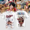 Los Angeles Dodgers MLB x One Piece Monkey D Luffy 2025 Baseball Jersey