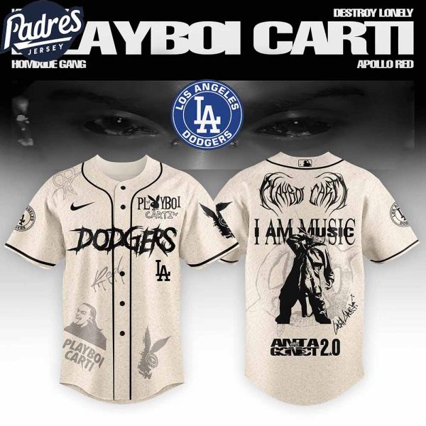 Los Angeles Dodgers MLB x Playboi Carti Antagonist Tour Custom Baseball Jersey
