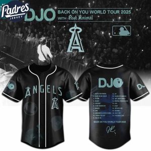 Los Angels Angels MLB x DJO Back To You World Tour 2025 With Post Animal Baseball Jersey