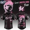 Miami Marlins MLB x MGK The Lost Americana Tour Custom Baseball Jersey