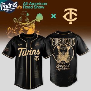 Minnesota Twins Chris Stapleton All American Road Show Tour Baseball Jersey