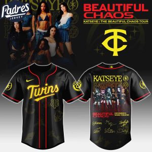 Minnesota Twins MLB x Katseye The Beautiful Chaos Tour Custom Baseball Jersey
