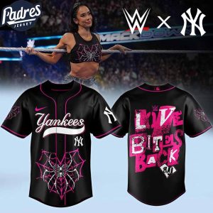 New York Yankees 2025 AJ Lee Live Bites Back Dream Brave Way Baseball Jersey