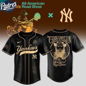 New York Yankees Chris Stapleton All American Road Show Tour Baseball Jersey