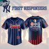 New York Yankees First Responders Fire Dept Police EMS 2025 Custom Baseball Jersey
