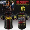 New York Yankees MLB x Katseye The Beautiful Chaos Tour Custom Baseball Jersey