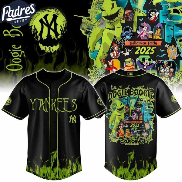 New York Yankees Mix Oogie Boogie Bash Halloween Party 2025 Jersey Yankees Merch