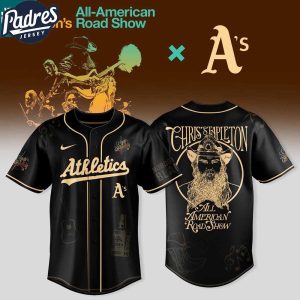 Oakland Athletics Chris Stapleton All American Road Show Tour Baseball Jersey