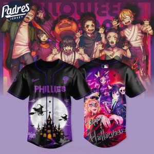 Philadelphia Phillies Halloween Demon Slayer 2025 Jersey Philadelphia Phillies Merch