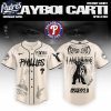 Philadelphia Phillies MLB x Playboi Carti Antagonist Tour Custom Baseball Jersey