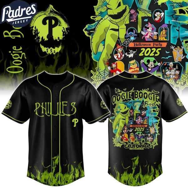 Philadelphia Phillies Mix Oogie Boogie Bash Halloween Party 2025 Jersey Phillies Merch