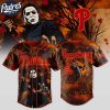 Philadelphia Phillies x Michael Myers 2025 Halloween Jersey Fan Merch Gift For Him