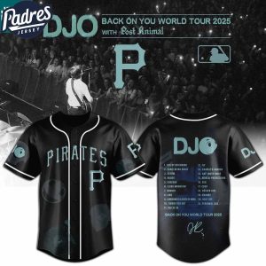 Pittsburgh Pirates MLB x DJO Back To You World Tour 2025 With Post Animal MLB Baseball Jersey 1