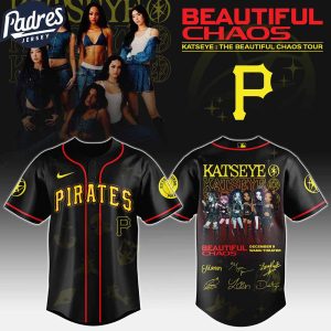 Pittsburgh Pirates MLB x Katseye The Beautiful Chaos Tour Custom Baseball Jersey