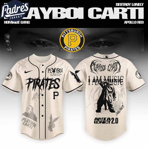 Pittsburgh Pirates MLB x Playboi Carti Antagonist Tour Custom Baseball Jersey