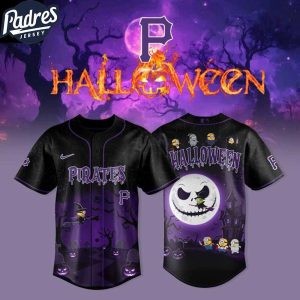 Pittsburgh Pirates Minions Halloween The Night Before Christmas 2025 Baseball Jersey