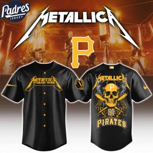 Pittsburgh Pirates x MLB Metallica Baseball Jersey