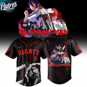 San Francisco Giants Chainsaw Man The Movie Reze Arc 2025 Bomb Devil Baseball Jersey
