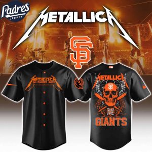 San Francisco Giants x MLB Metallica Baseball Jersey