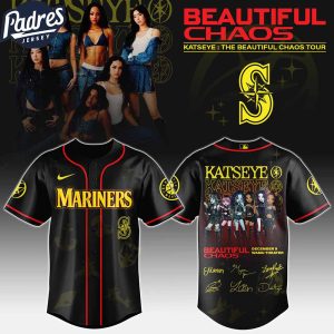 Seattle Mariners MLB x Katseye The Beautiful Chaos Tour Custom Baseball Jersey