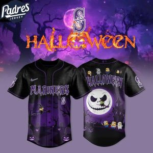 Seattle Mariners Minions Halloween The Night Before Christmas 2025 Baseball Jersey