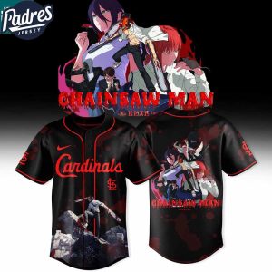 St Louis Cardinals Chainsaw Man The Movie Reze Arc 2025 Bomb Devil Baseball Jersey