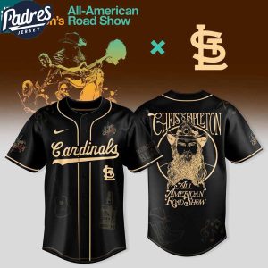 St. Louis Cardinals Chris Stapleton All American Road Show Tour Baseball Jersey