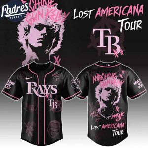Tampa Bay Rays MLB x MGK The Lost Americana Tour Custom Baseball Jersey