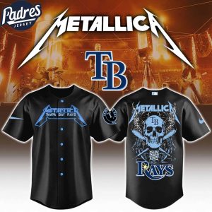 Tampa Bay Rays x MLB Metallica Baseball Jersey