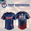 Texas Rangers First Responders Fire Dept Police EMS 2025 Custom Baseball Jersey