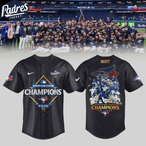 Toronto Blue Jays Grey Edidtion 2025 American League Champions Baseball Jersey