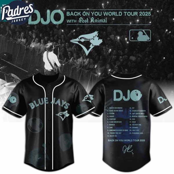 Toronto Blue Jays MLB x DJO Back To You World Tour 2025 With Post Animal MLB Baseball Jersey 1