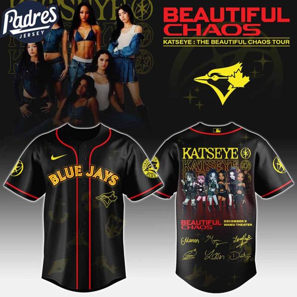 Toronto Blue Jays MLB x Katseye The Beautiful Chaos Tour Custom Baseball Jersey
