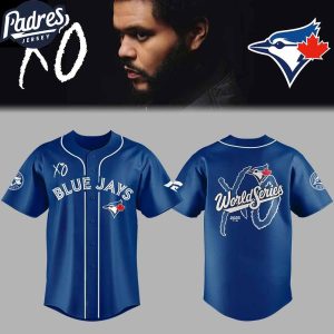 Toronto Blue Jays The Weeknd 2025 World Series Champions Baseball Jersey