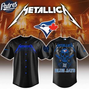 Toronto Blue Jays x MLB Metallica Baseball Jersey