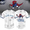 Toronto Raptors Toronto Blue Jays Hybrid 2025 Champions Baseball Jersey