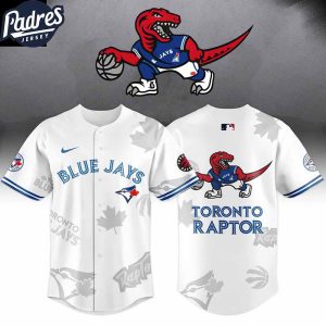 Toronto Raptors Toronto Blue Jays Hybrid 2025 Champions Baseball Jersey