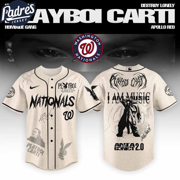 Washington Nationals MLB x Playboi Carti Antagonist Tour Custom Baseball Jersey